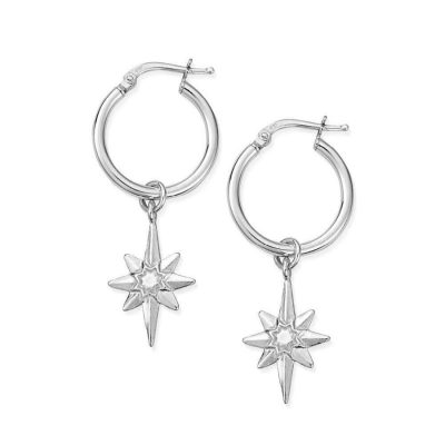 Women Jewellery ChloBo  | Lucky Star Hoop Earrings