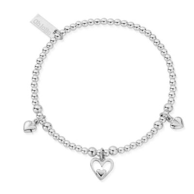 Women Jewellery ChloBo  | Triple Heart Bracelet