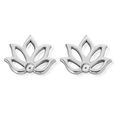 Women Jewellery ChloBo  | Lotus Stud Earrings 925 Sterling Silver