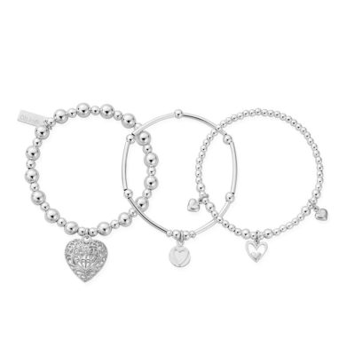 Women Jewellery ChloBo  | Children’S Compassion Stack Of 3