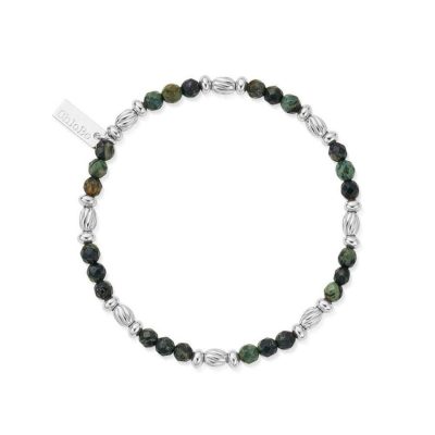 Men Jewellery ChloBo  | Men’S Kambaba Jasper Twisted Rice Bracelet