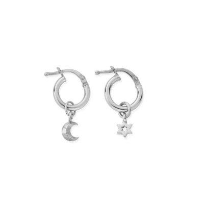 Women Jewellery ChloBo  | Wisdom & Guidance Small Hoop Earrings