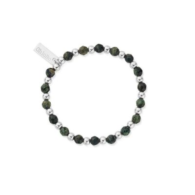 Men Jewellery ChloBo  | Children’S Kambaba Jasper Ball Bracelet