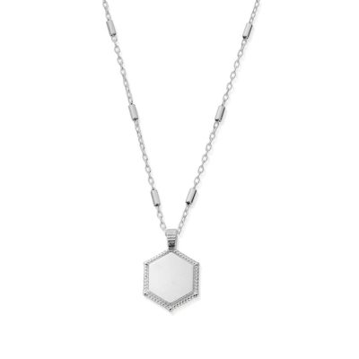 Women Jewellery ChloBo  | Personalised Hexagon Coin Necklace