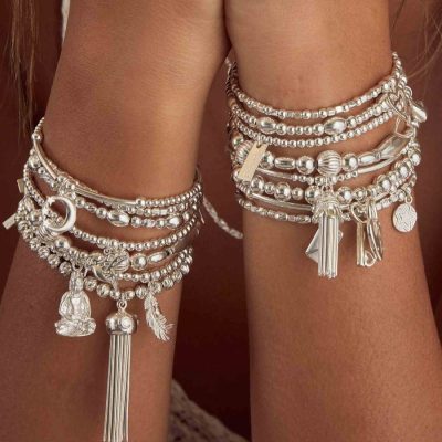 Women Jewellery ChloBo  | Sparkle Ball Tassel Bracelet