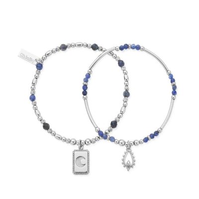 Women Jewellery ChloBo  | Reflect Sodalite Set Of 2