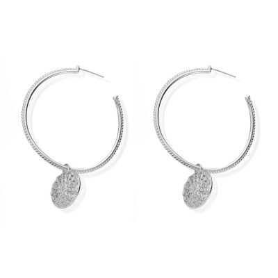 Women Jewellery ChloBo  | Moon Flower Hoop Earrings