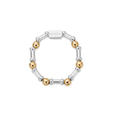 Women Jewellery ChloBo  | Mixed Metal Rhythm Of Water Ring