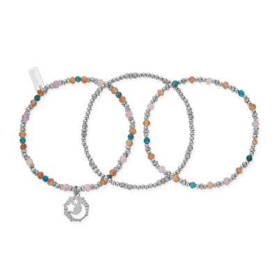 Women Jewellery ChloBo  | Soul Vibrations Stack Of 3