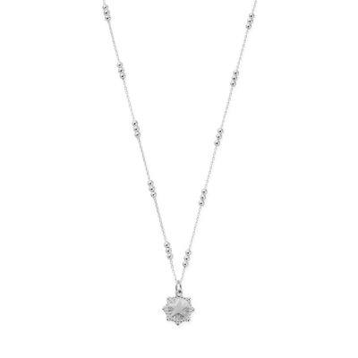 Women Jewellery ChloBo  | Personalised Triple Bobble Chain Raised Star Necklace