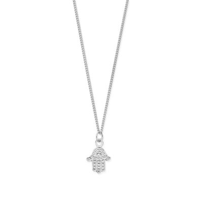 Men Jewellery ChloBo  | Men’S Curb Chain Hamsa Necklace